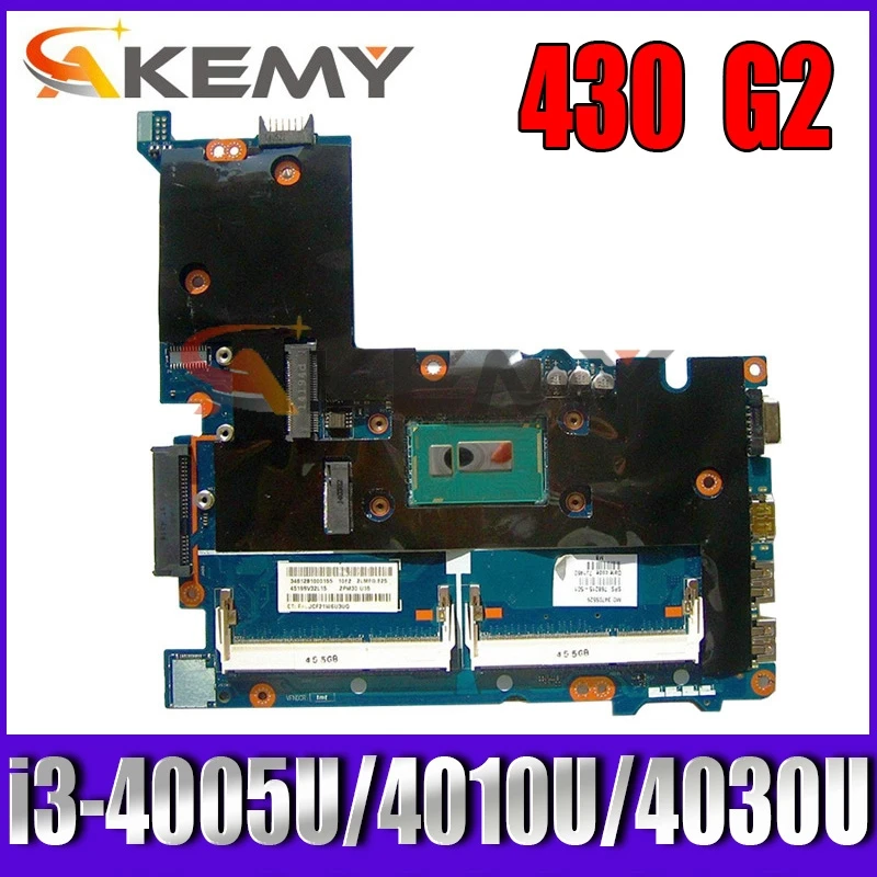 ZPM30 LA-B171P 430 G2 Laptop Motherboard For HP ProBook 430 G2 Mainboard i3-4005U/4010U/4030U 768215-001 768221-601 778496-501