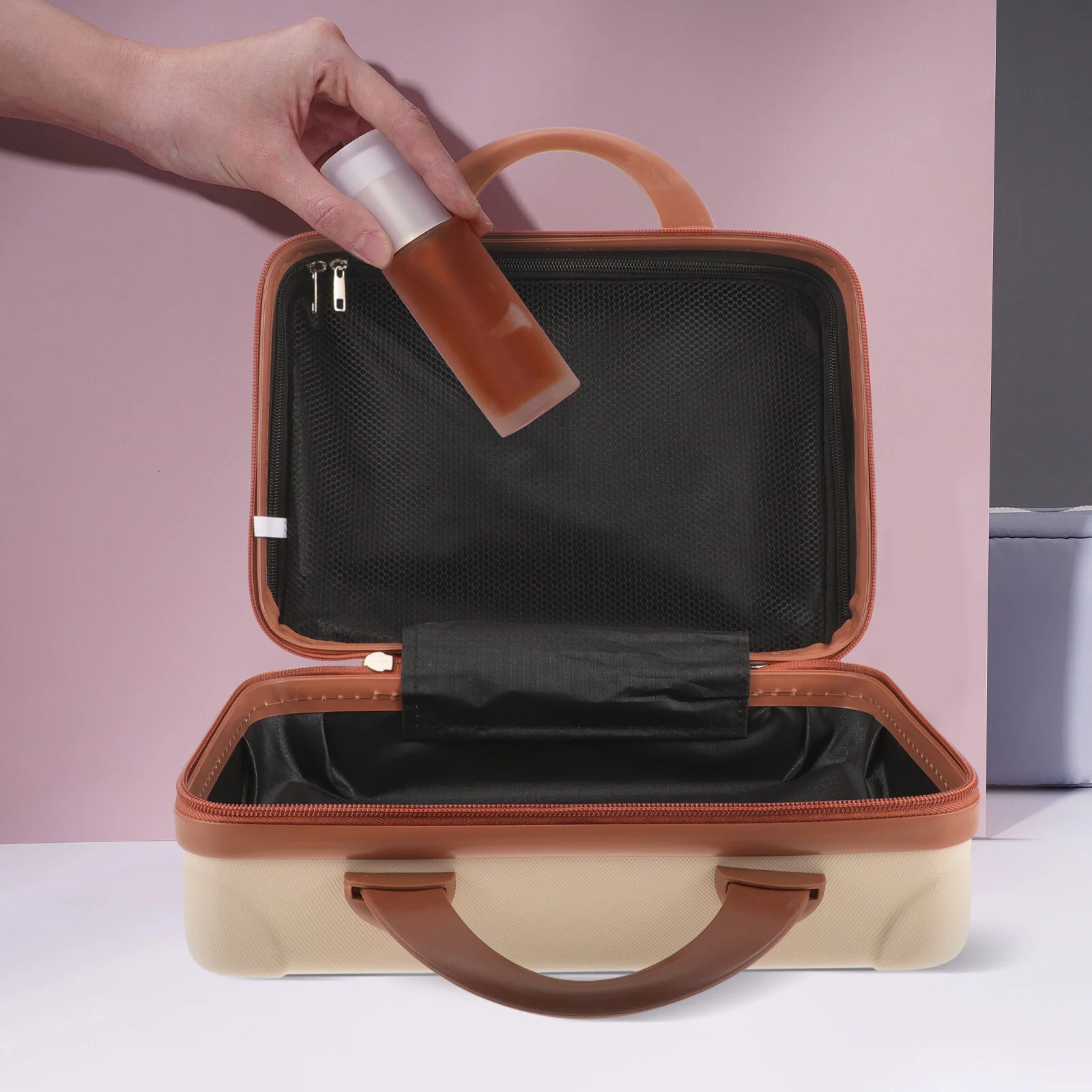 

Makeup Carrying Case Small Makeup Suitcase Portable Makeup Case Makeup Organizer Case