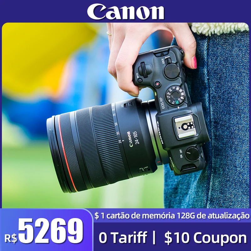 

Canon EOS RP Full-Frame Mirrorless Camera Digital Camera Professional Camera 4K Video With RF24-105mm F4 USM Lens