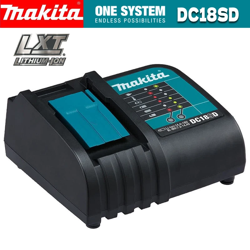Makita DC18SD DC18RC 18 в литий-ионное быстрое оптимальное зарядное устройство с двумя