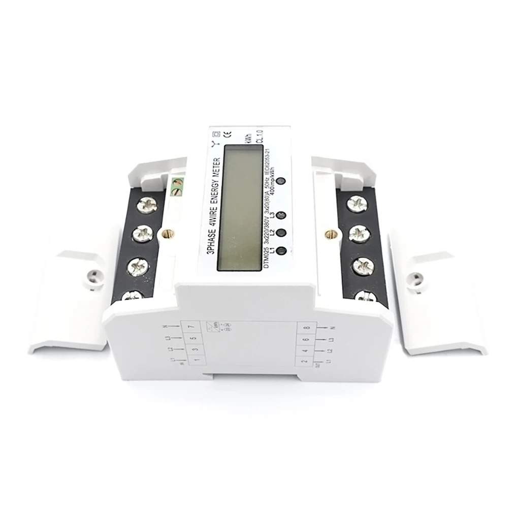 

Измеритель мощности 3-фазный 4-проводной 5-80A завод DIN Rail Wattmeter