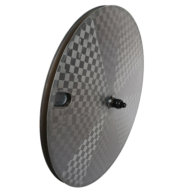 

700C disc 18K track bike wheelset reliable performance carbon fixed gear rim for sale