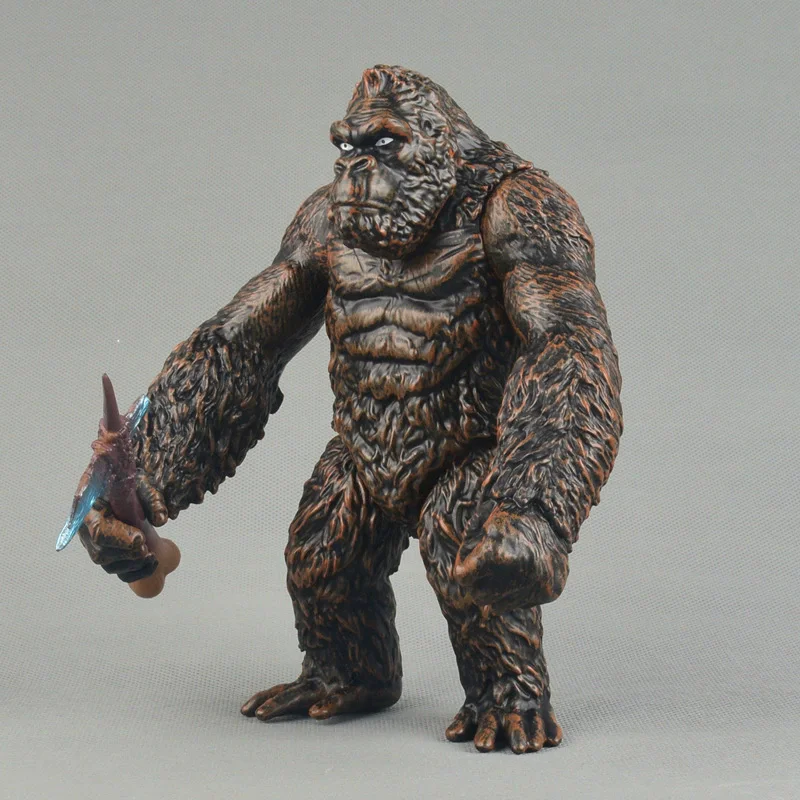 Фото 10 ТИПОВ Фигурок King Kong против Godzilla с подвижными суставами, модели горилл из ПВХ, коллекционные статуэтки, игрушки, подарки №4