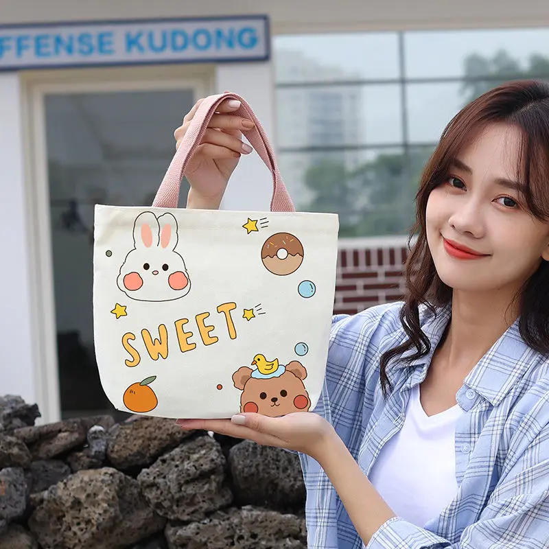 

Japanese ins canvas bag bag women's shoulder bag shopping joker new summer students tutorial book bag