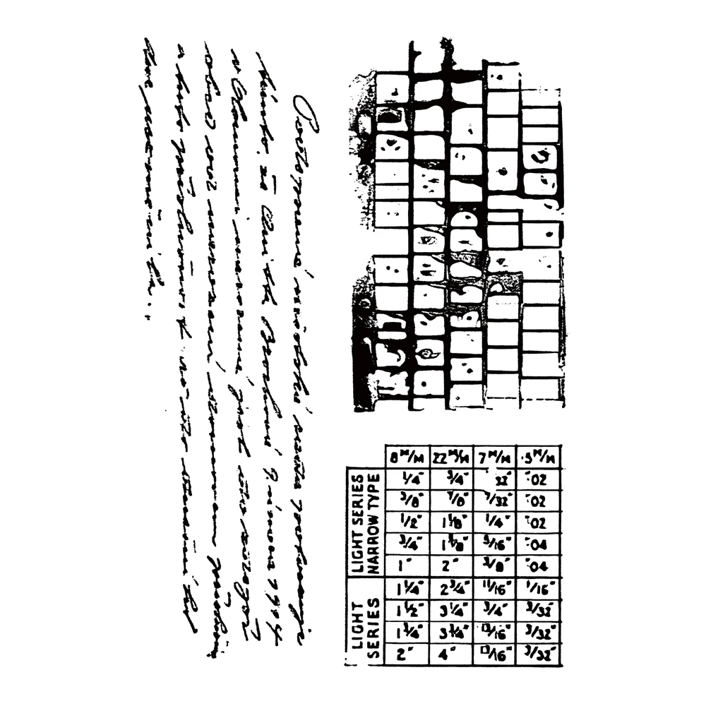 

Background 2023 New Transparent Clear Silicone Stamp Seal DIY Scrapbooking Photo Album Decorative Clear Stamp Sheets