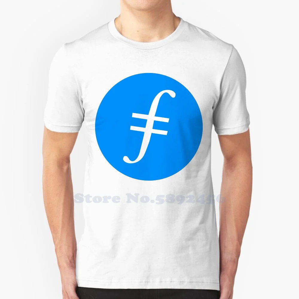 

Высококачественные футболки с логотипом Filecoin, модная футболка, новинка, футболка из 100% хлопка