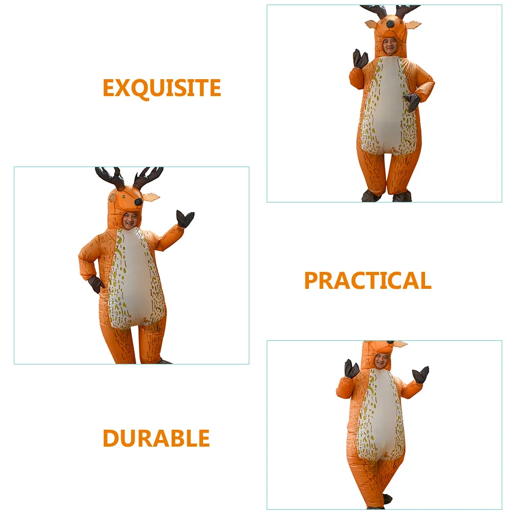 Надувной костюм Лось надувной оленя Хэллоуин представление красивый олень