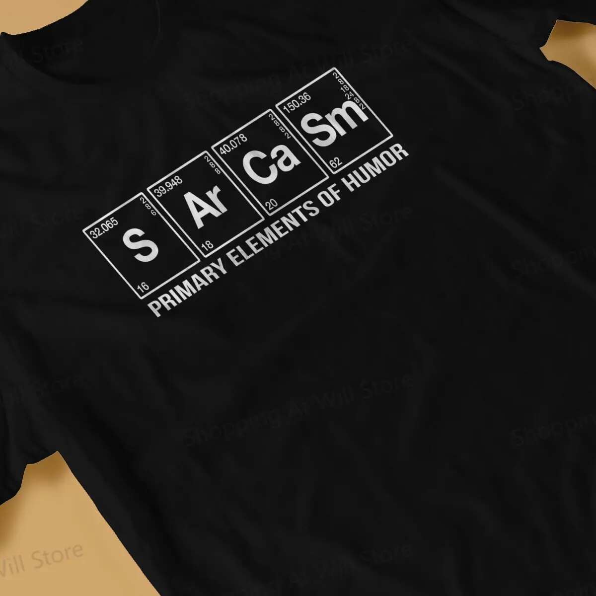 Летние мужские и женские повседневные футболки имитация периодического стола