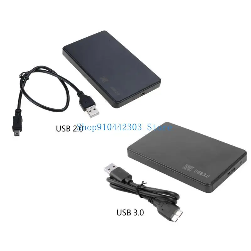 Фото 652F 2,5-дюймовый жесткий диск для корпуса Sata-USB 3,0 2,0 6 Гбит/с 2 ТБ Внешний корпус жесткого диска №4