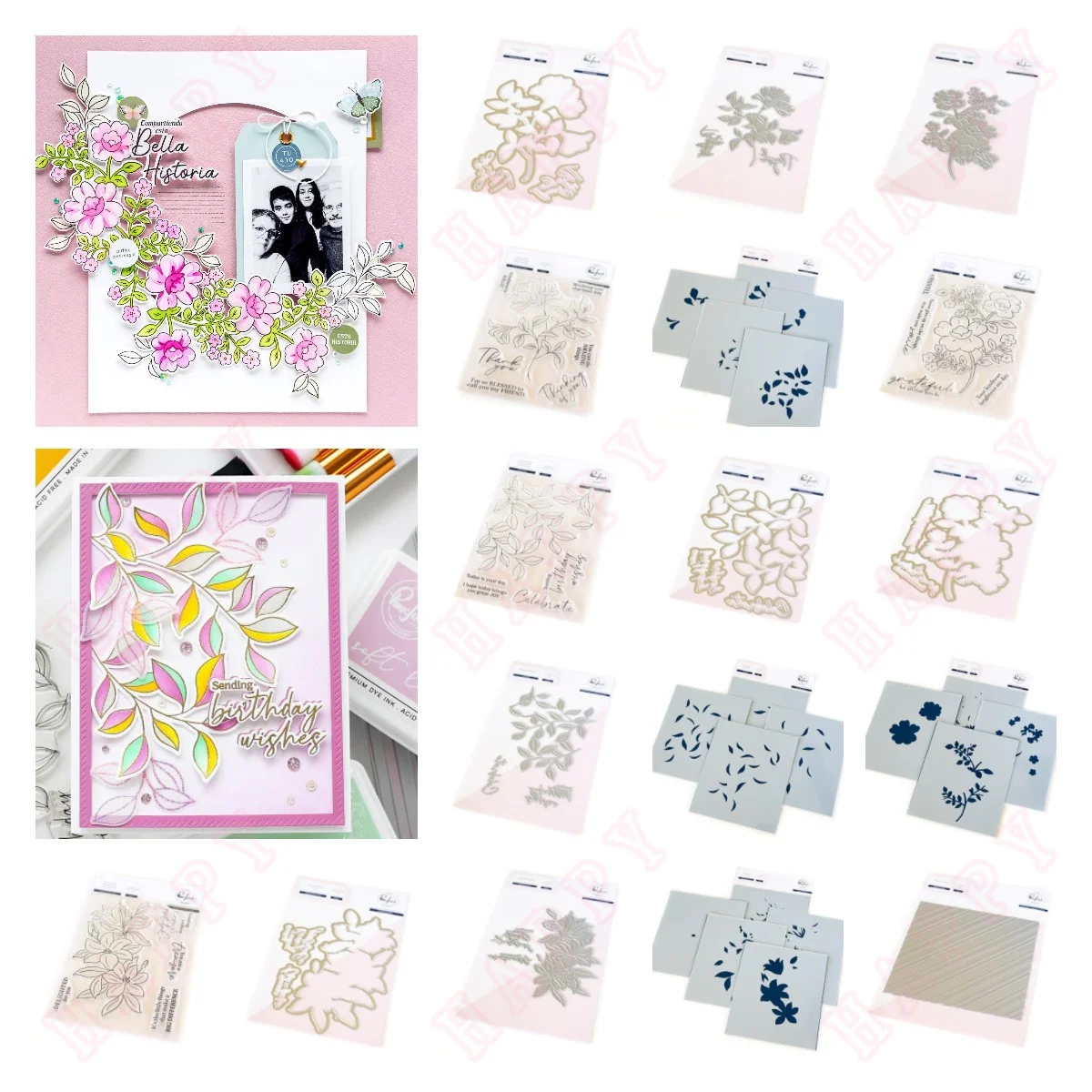 Металлические Вырубные штампы Joy Day силиконовые трафарет горячая фольга для