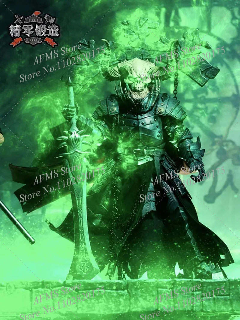 Фото Коллекционная фигурка Four Knights Mythical Legion в масштабе 1/12: Демистрос, демон с большой головой в плаще, подходит для 6,5-дюймовых фигурок солдат. №3