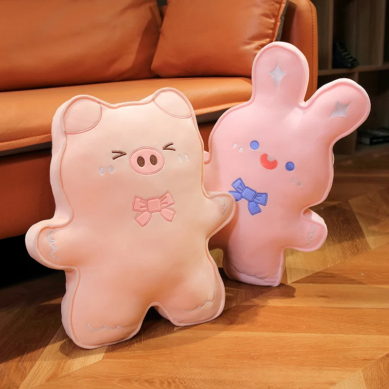 

50CM Kawaii animal biscuit series plush toys cartoon characters filled soft toys children's Christmas gifts home decoration