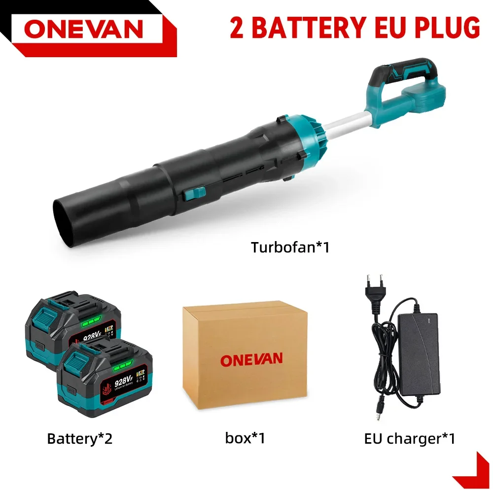 ONEVAN Турбовентилятор 8000 Вт Бесщеточный для Makita 18 В