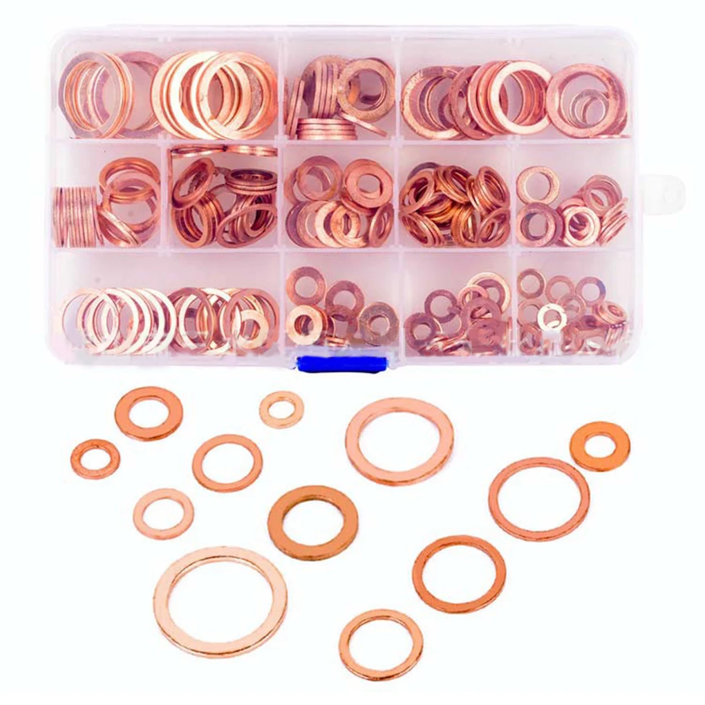 

Медная шайба, оборудование, набор масла для автомобиля, плоский кольцевой набор для уплотнения, коробка, штепсельная Вилка для отстойника, п...