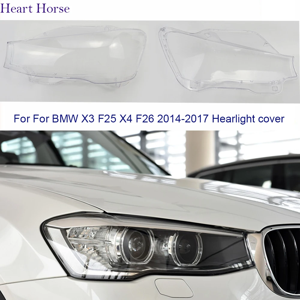 

Стеклянная крышка для фар BMW X3, F25, X4, F26, 2014, 2015, 2016, 2017