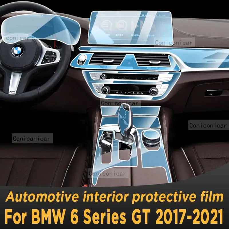 

Для BMW 6 серии GT 2017-2021 2020 панельная коробка передач навигация автомобильный интерьер защитная пленка ТПУ наклейка против царапин