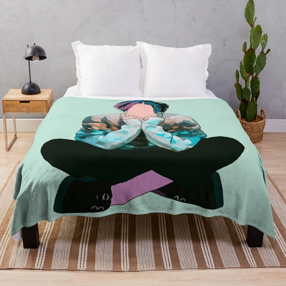 

Необычное пледовое одеяло Yungblud, движущееся одеяло