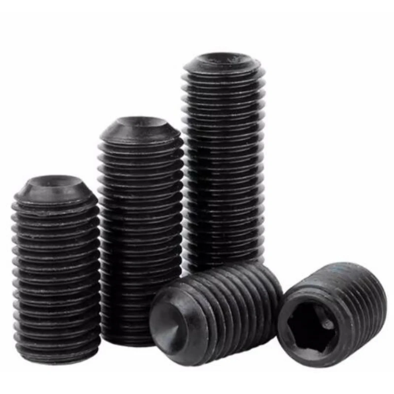 DIN913 тонкая резьба M3 M4 M5 M6 M8 M10 M12 12.9 класс стали шестигранный гнездо плоский зажим