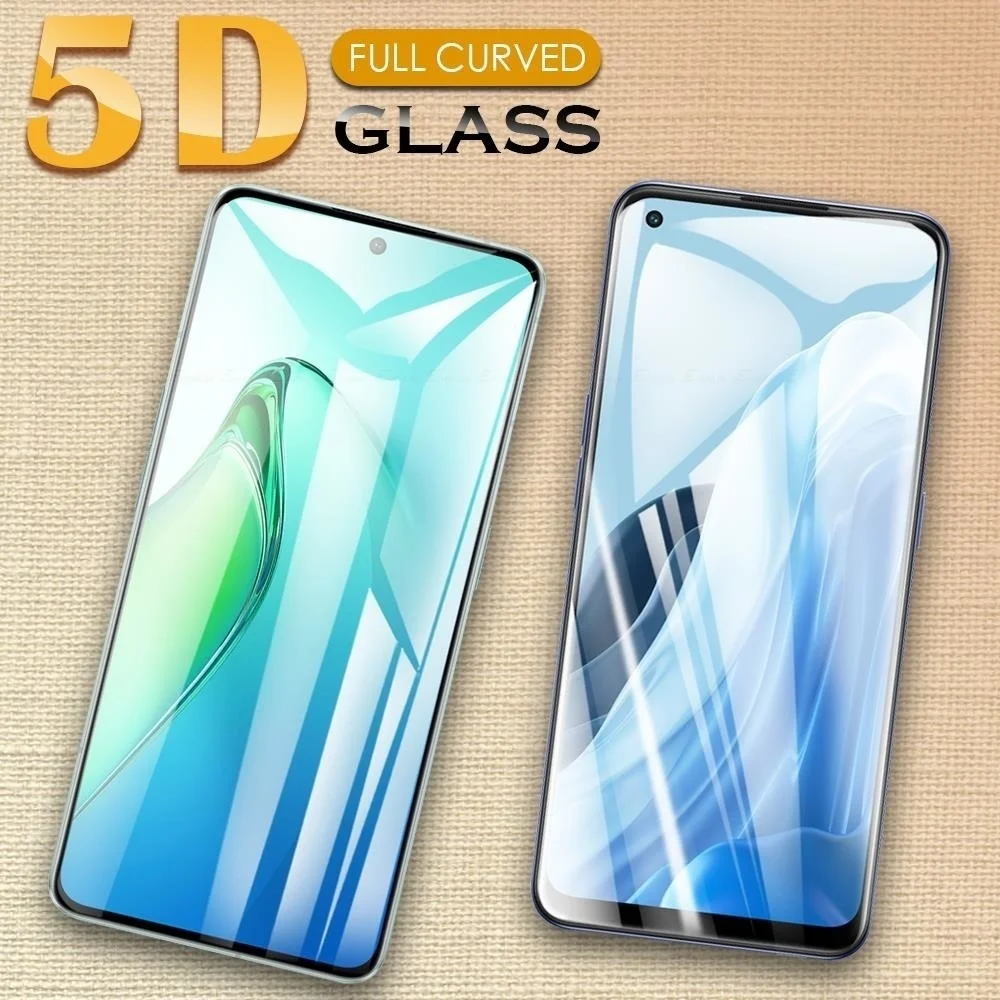 

5D изогнутый край Полное покрытие закаленное стекло для OPPO Reno7 Reno8 Lite SE Z Pro Plus защита экрана Защитная пленка
