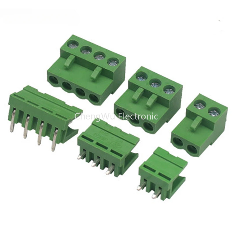 

10 комплектов клеммных колодок 300 В 10A Ht5.08 5,08 мм Шаг коннектор Pcb Винтовые клеммные колодки прямые 2 3 4 5 6 7 8 контактов