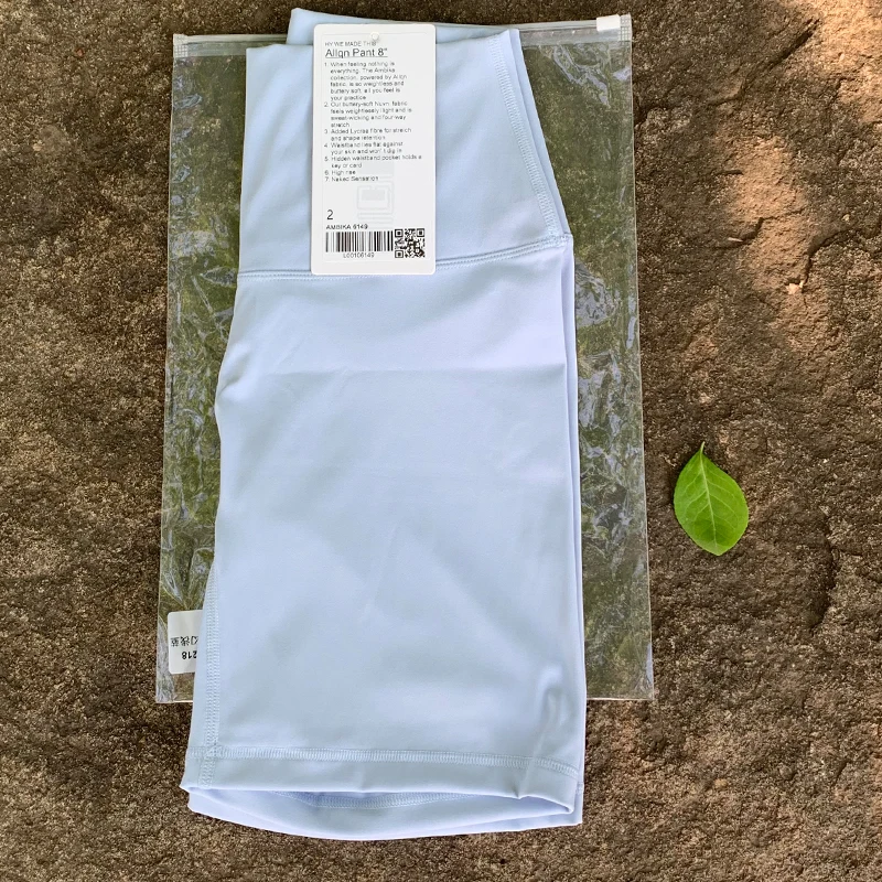 Women-lulu Biker Shorts Women Sport Shorts High Waist Pants Fitness Gym Sportswear Cycling Shorts Women Yoga Shorts