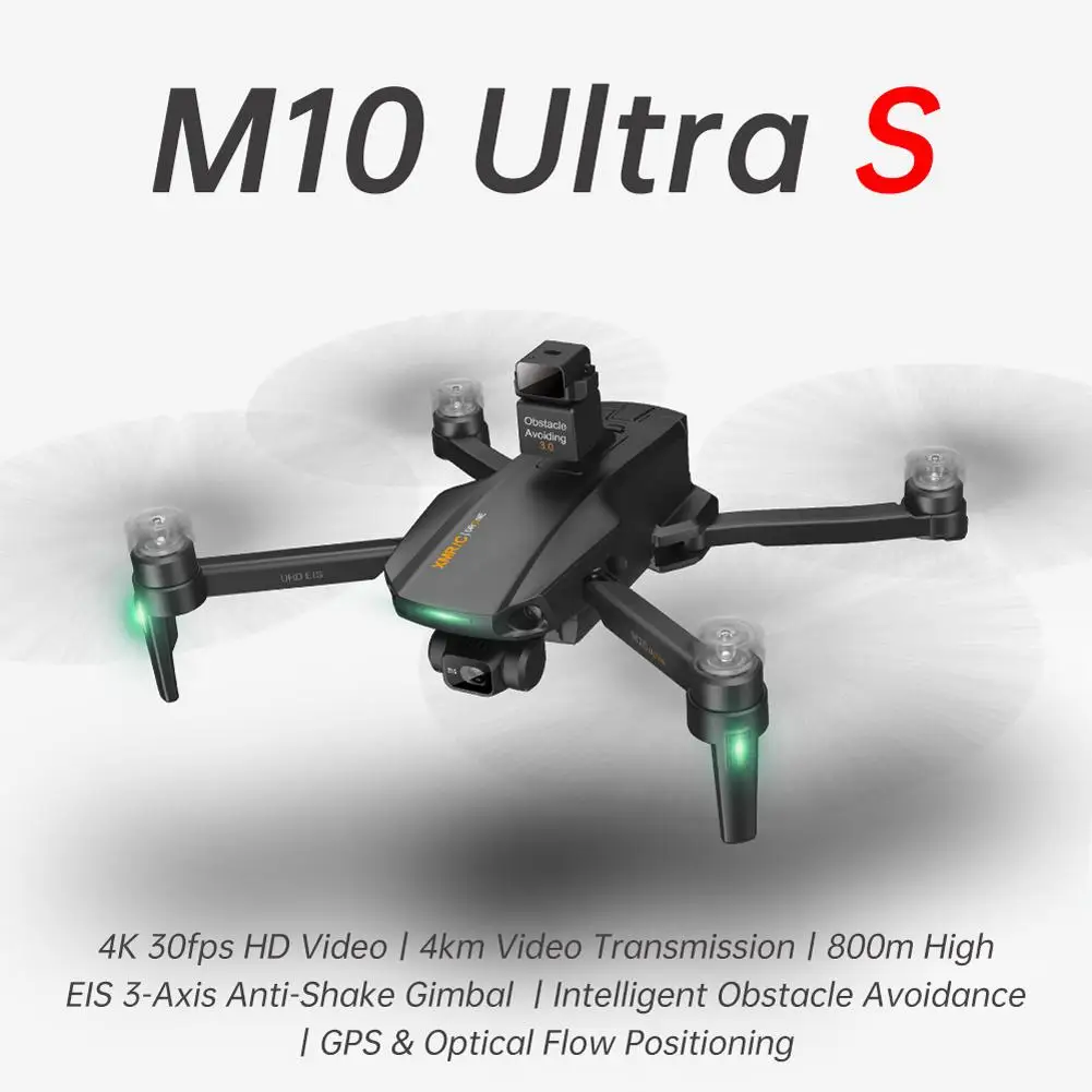 

RC Drone XMR/C M10 Ultra S Relay Obstacle Avoidance 3-axis 4k EIS Drone Aerial Photography Remote Control Aircraft