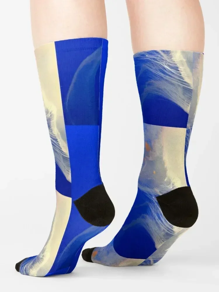 Плавающие носки с изображением желеобразной рыбы компрессионные чулки