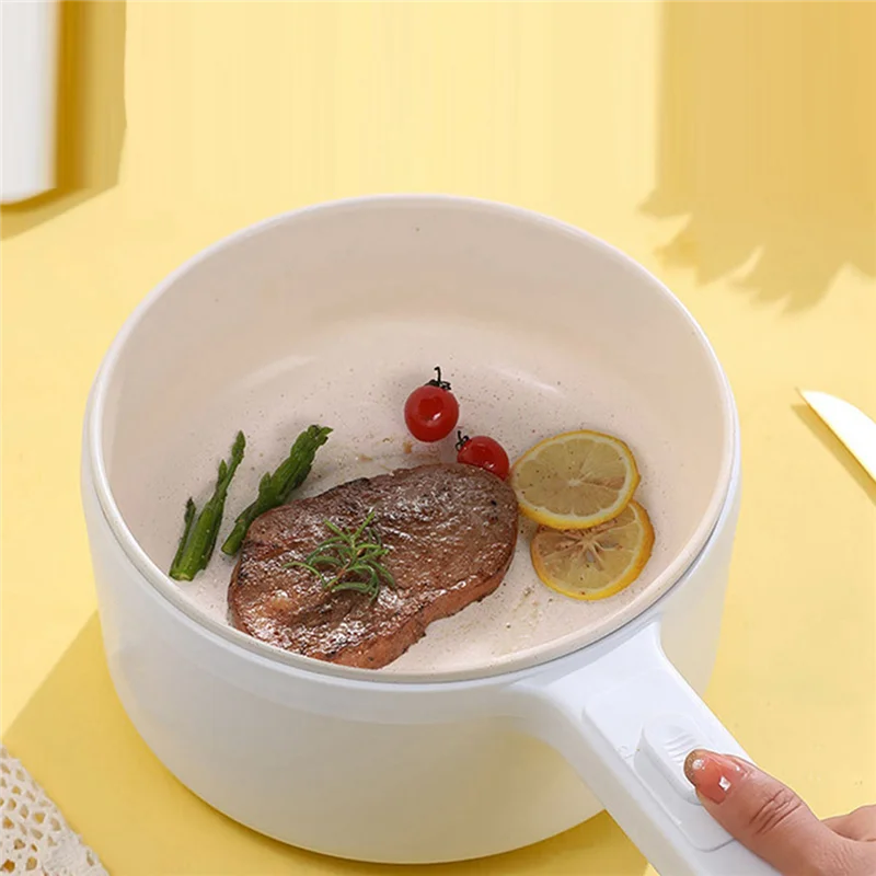 

2L Multi-Function Electric Cooker, Electric Frying Pan, Non-Stick Pan, Fry, Stew, Boil, Suitable for 2-3 People EU Plug