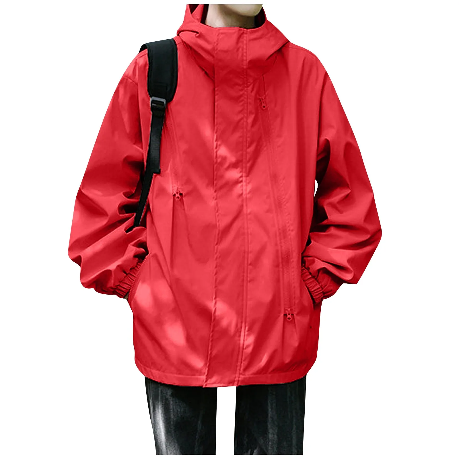 

Men'S Winter Jacket Solid Color Outdoor Windproof Mountain Mountaineering Charge Coat Workwear Long Sleeve Hooded Coat 신상재킷