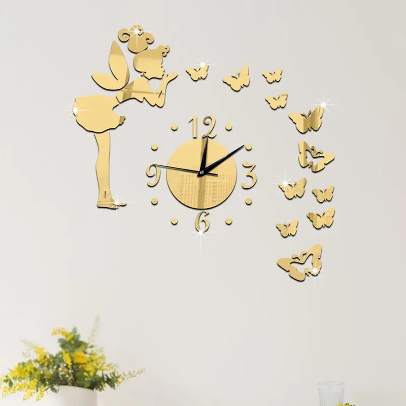 

NEW2023 Acrylic Large Wall Clock Number Creative Quartz Wall Clocks Vintage Watches Wall Home Decor for Room 2020 Time Hour on t