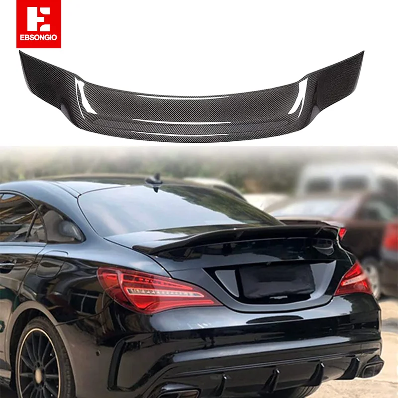 Задний спортивный спойлер из углеродного волокна для Mercedes Benz W117 C117 CLA250 CLA200 CLA180 CLA45