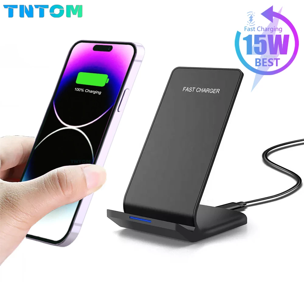 

15W Wireless Chargers for Samsung S8 S9 S10 S20 S21 S22 Xiaomi Mi 9 11 12 iPhone 11 12 13 14 Pro XS Max X XR 8 Fast Charging