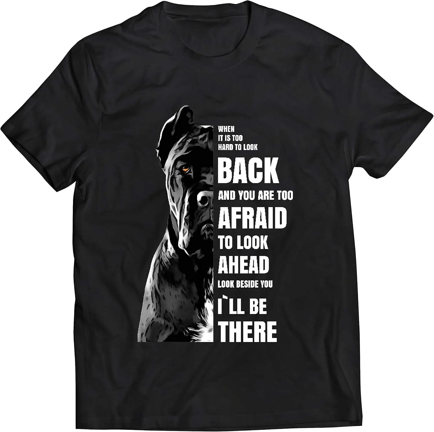 Мужская футболка lepni.me I Will be There for You мотивационный подарок для любителей собак Cane