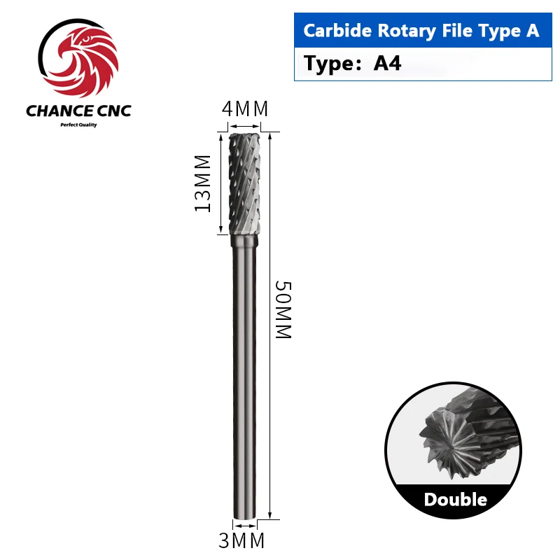 

Твердосплавная вращающаяся напильница типа А с одним слотом/двойным слотом металлическая электрическая Шлифовальная головка спиральная напильная электрическая вращающаяся напильная головка 6 мм