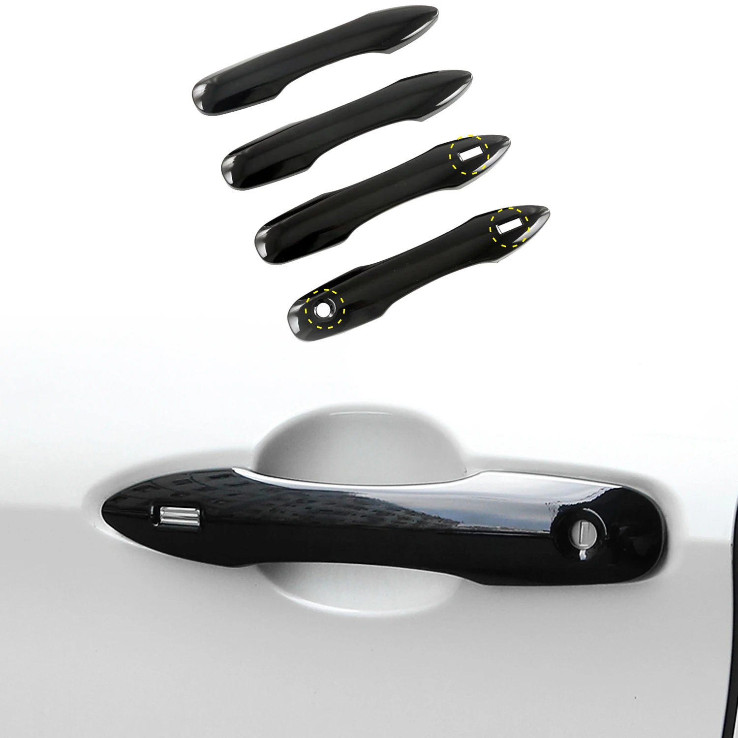 Для Toyota Camry Xv80 2018-2025 автомобильные аксессуары боковая дверная ручка из