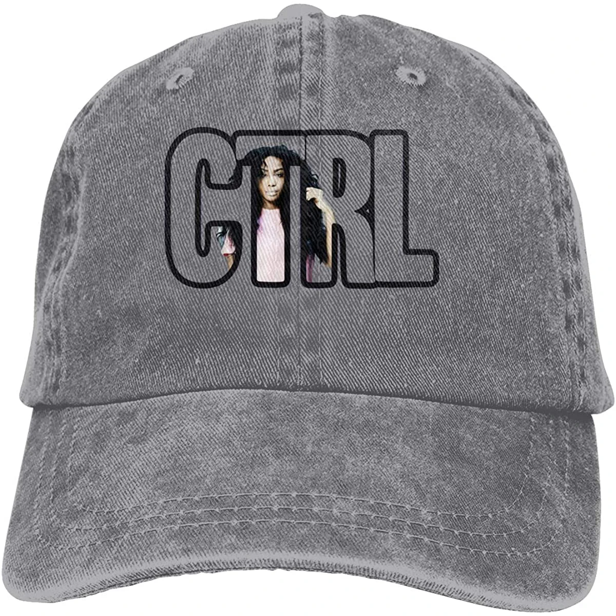

SZA CTRL Top Dawg TDE Adjustable Unisex Hat Baseball Caps Gray