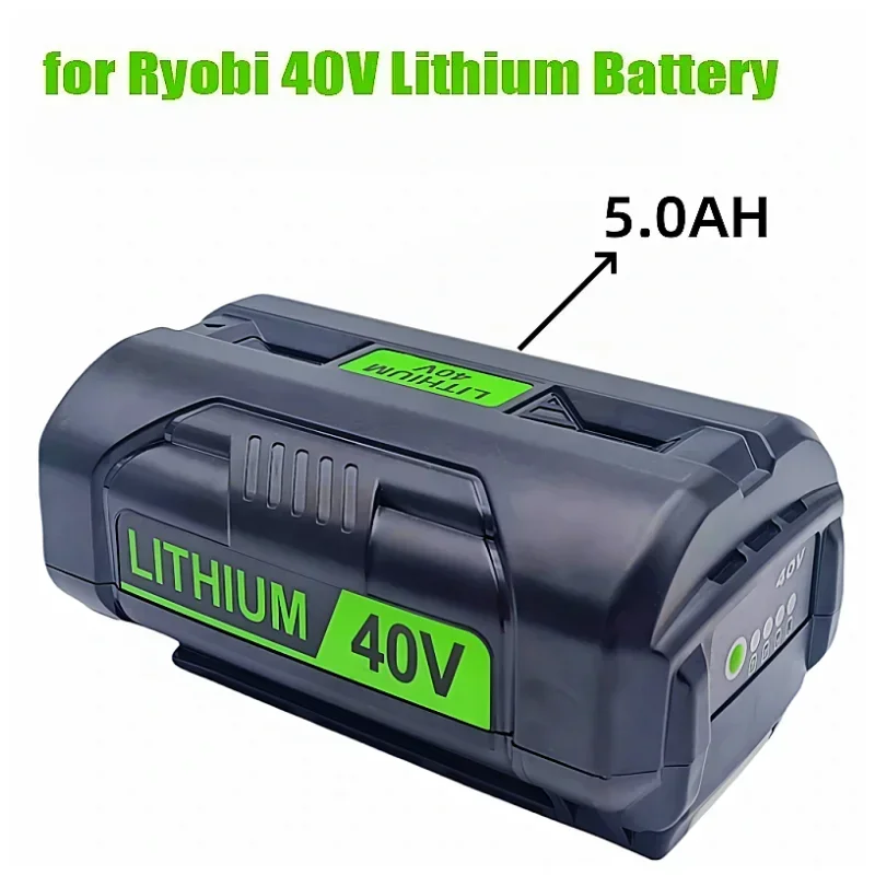 Powertoolbattery 40 В 5 0 Ач литий-ионная аккумуляторная батарея для Ryobi op4050 op40401 ry40200 op4050a
