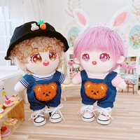 plush cute skzoo doll clothes brown bear pant cool stuff dress up doll accessories korea kpop birthday gift exo idol dolls toys