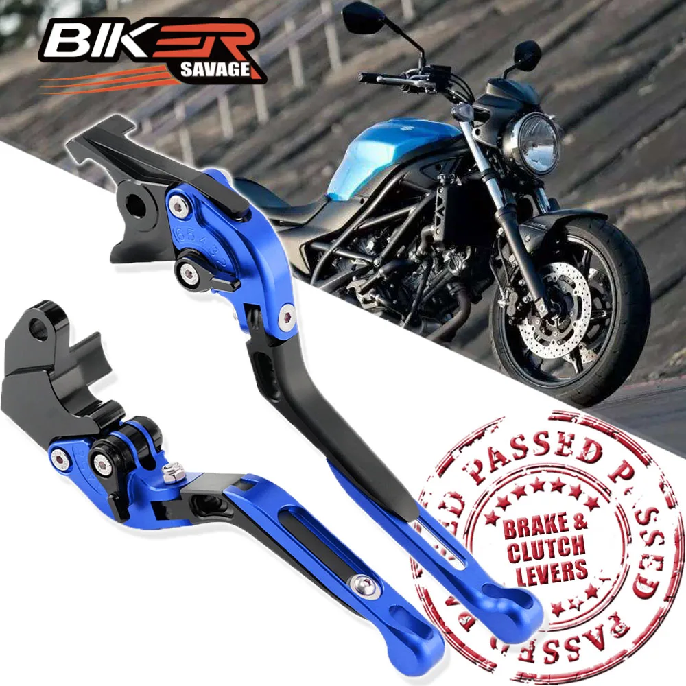 

Moto Adjustable Brake Clutch Levers For SUZUKI SV650 S X RV200 VanVan Motorcycle Folding Extendable Accessories Modified Parts