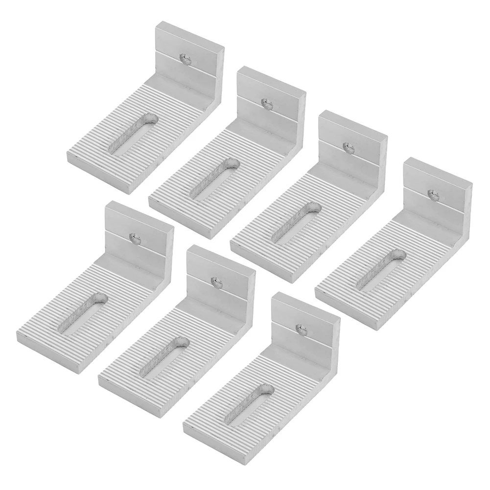 

Solar Panel Mounting L Brackets L Bracket For Caravan Roof Motorhome 37 X 9 Mm 7.5 Mm Aluminum Silver High Quality