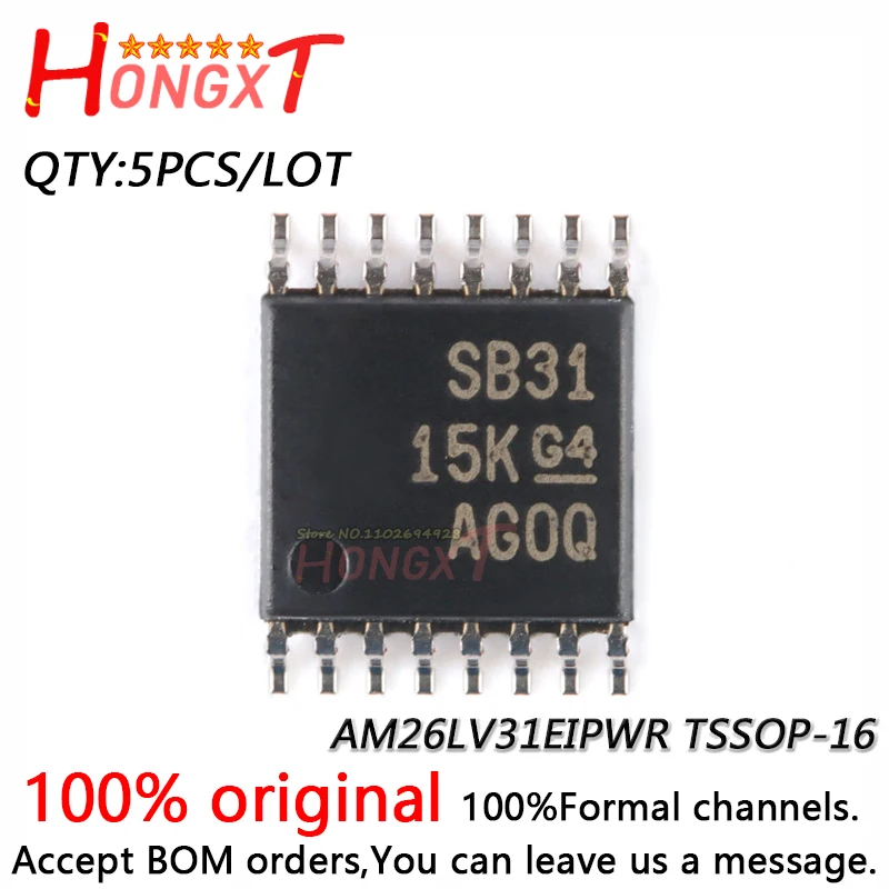 

5PCS 100% NEW AM26LV31EIPWR TSSOP-16.