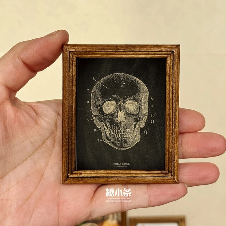 

Миниатюрная картина анатомии человека из дерева