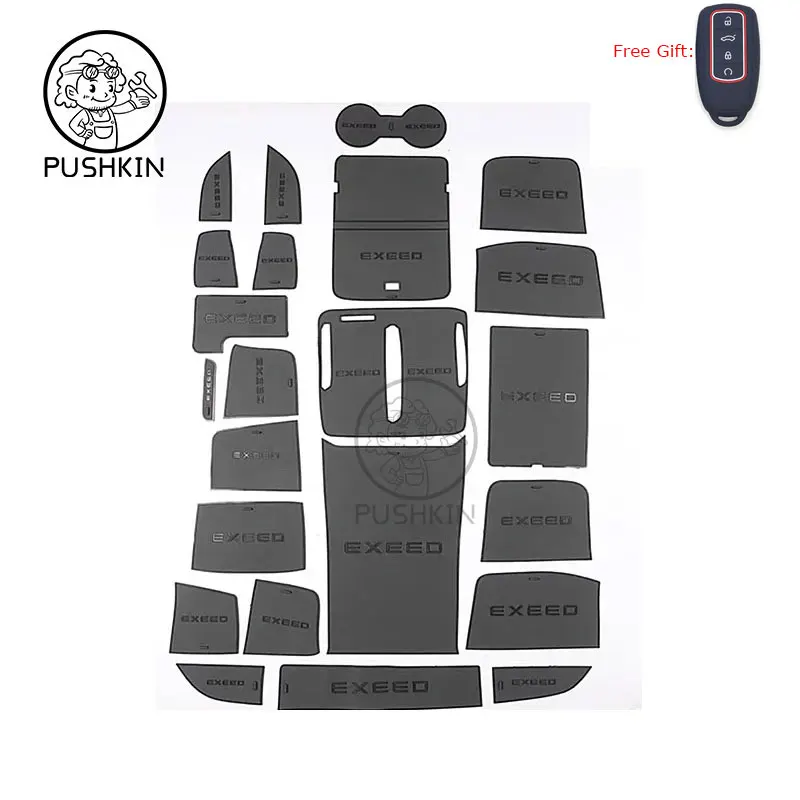 

Резиновый коврик для Chery EXEED RX 2023 2024, противоскользящая подставка под дверь, пыленепроницаемые автомобильные аксессуары