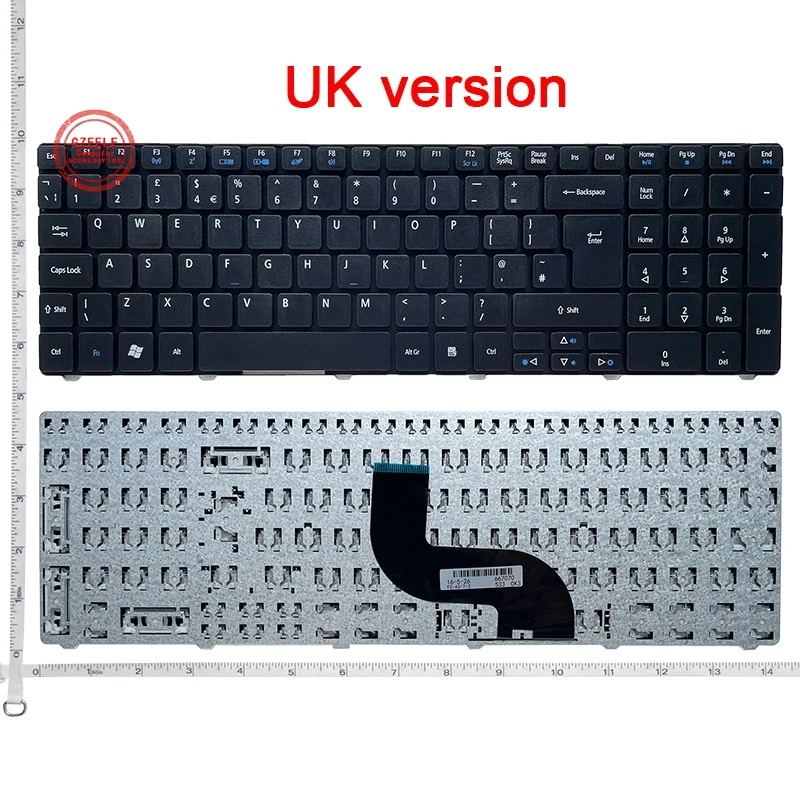 

BR/UK laptop keyboard FOR Acer Aspire 5738Z 5738G 5738ZG 5810 5810T 5810TG 5810TZ KBI170A055 NSK-AL00U V104730AK1