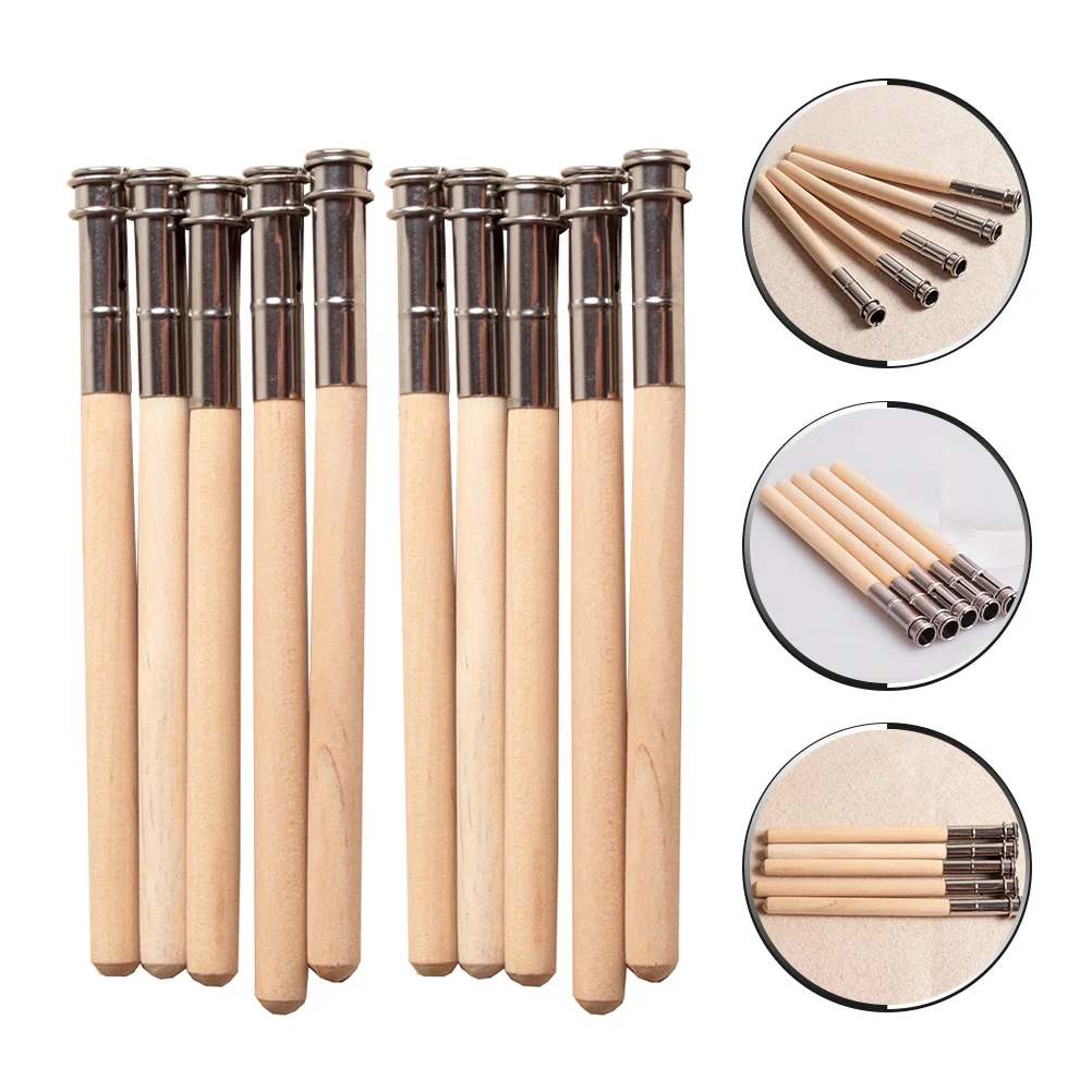 

10 Pcs Extender Makeup Tools Single-headed Lengthener Extension Rod Students Stationery Iron Office School Supplies