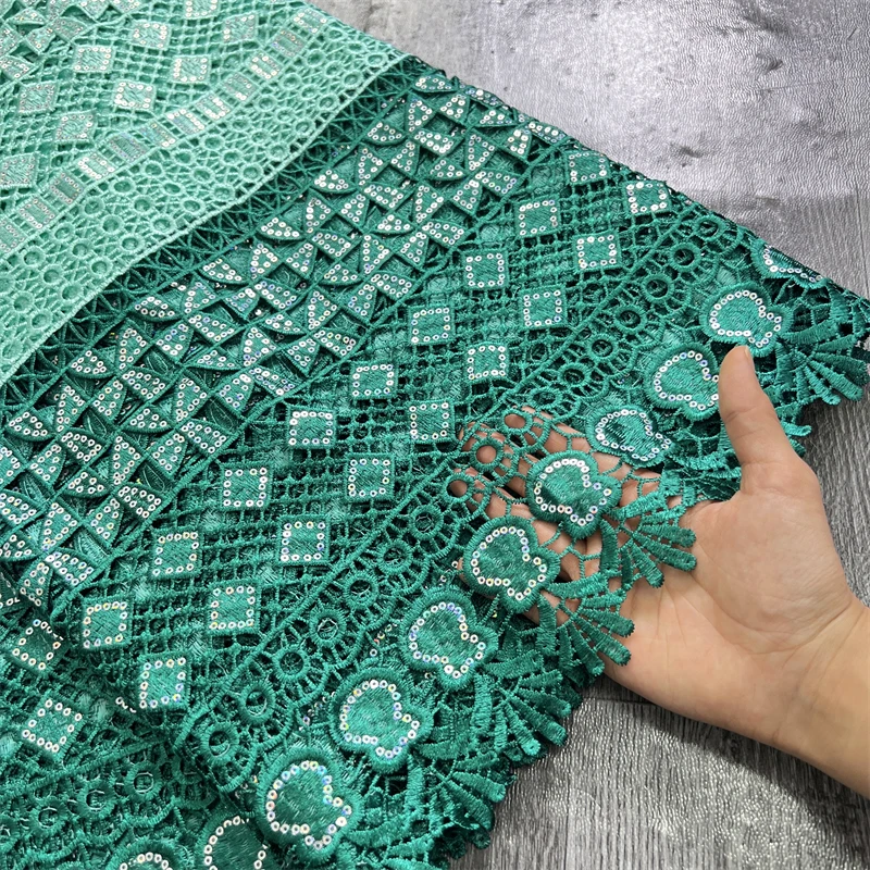 Высококачественная африканская водорастворимая кружевная ткань SJD с ...