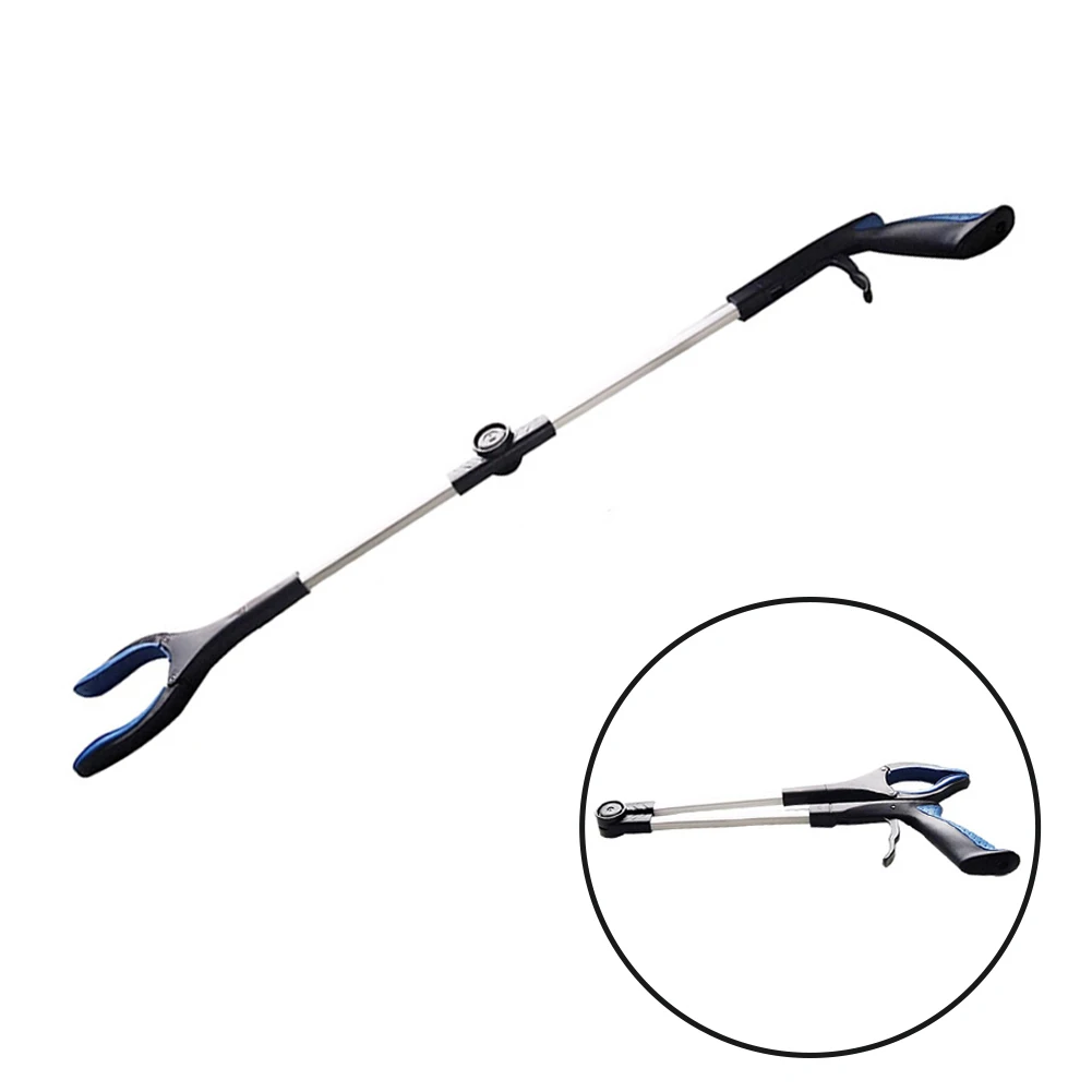 

Удлинитель для мусора, складной зажим, алюминиевый инструмент для отходов с длинной рукояткой, складной зажим для сбора отходов