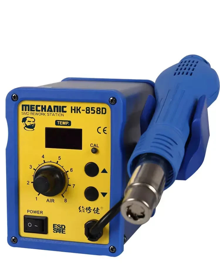 MECHANIC-HK-858D Тепловая пушка со светодиодным цифровым дисплеем регулируемая