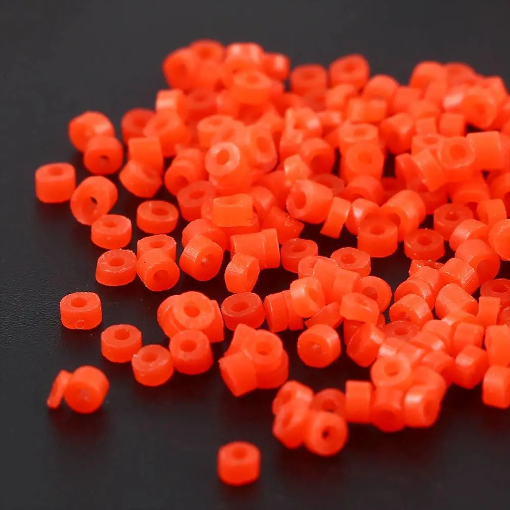 

1600PCS=10bags Red Bloodworm Bait Granulator Bait Fishing Accessories Fish Tackle Rubber Bands For Fishing