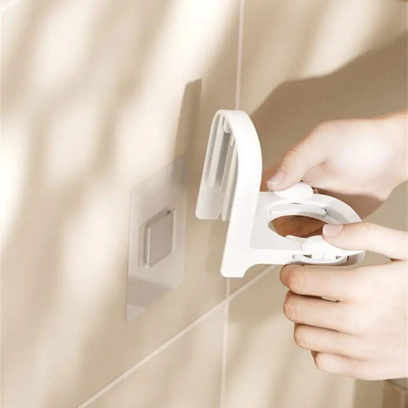 

Press Firmly Storage Rack Convenient And Practical Adapt To A Variety Of Sizes Bottle Mouth Wall Mount Seamless Adhesive